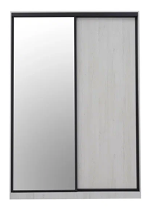Шкаф-купе с зеркалом Ивару Винтер-6.16, винтерберг/темно-серый в Стерлитамаке