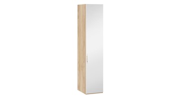 Шкаф для белья Эмбер правый СМ-348.07.002 R (Яблоня Беллуно/Белый глянец) в Стерлитамаке
