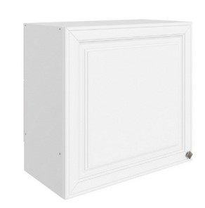 Навесной кухонный шкаф Мишель под вытяжку L600 H566 (1 дв. гл.) эмаль (белый/белый) в Стерлитамаке