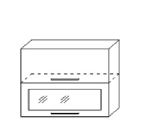 Шкаф кухонный Мыло, настенный с 2 откидными дверями 718*600*320, Ш2О 600 в Стерлитамаке