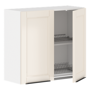 Кухонный шкаф навесной с посудосушителем SICILIA Бежевый MHSU 8072.1C (800х320х720) в Стерлитамаке