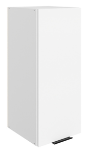 Навесной кухонный шкаф Стоун L300 Н720 (1 дв. гл.) (белый/джелато софттач) в Стерлитамаке