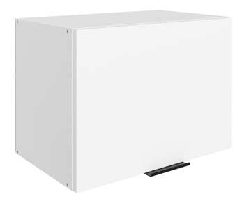 Кухонный навесной шкаф Стоун L500 Н360 (1 дв. гл.) (белый/джелато софттач) в Стерлитамаке