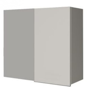 Навесной шкаф ВУП 760 Серый/Белый в Стерлитамаке