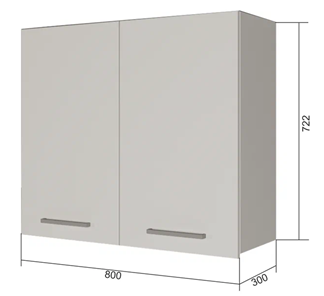 Кухонный шкаф ВС7 80, Бетон пайн/Антрацит в Стерлитамаке