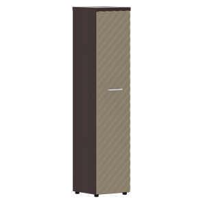 Шкаф TORR LUX TLHC 42.1 колонка с глухой дверью и топом 435х452х1958 Венге/ Капучино в Стерлитамаке