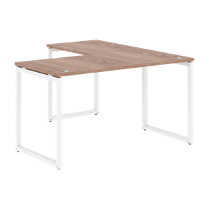 Письменный стол угловой левый XTEN-Q Дуб-сонома- белый XQCT 1415 (L) (1400х1500х750) в Стерлитамаке