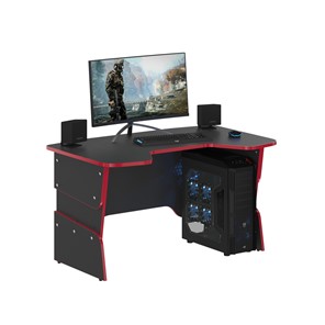 Компьютерный стол SKILLL STG 1385, Антрацит/ Красный в Уфе