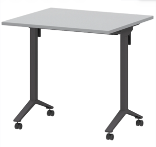 Офисный стол Моби МБ22-80.70 (Серый/Антрацит) в Стерлитамаке