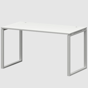 Стол на металлокаркасе Смарт СMС-О-12.73 П25 (Белый/Белый) в Стерлитамаке