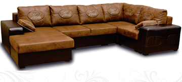 П-образный диван Плаза 405х210 в Уфе