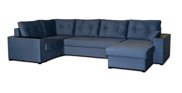 П-образный диван Комфорт 8 ДУ НПБ+МДФ в Уфе