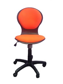 Детское комьютерное кресло Libao LB-C 03, цвет оранжевый в Уфе