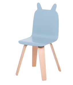 Детский стул Зайчик  голубой в Уфе