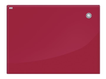 Магнитная стеклянная доска для рисования 2х3 OFFICE TSZ86 R, 60x80 см, красная в Стерлитамаке
