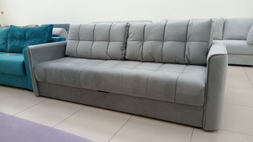 Прямой диван Татьяна 5 БД Граунд 05 серый в Стерлитамаке