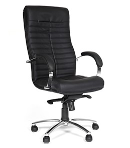 Офисное кресло CHAIRMAN 480 Экокожа премиум черная в Нефтекамске