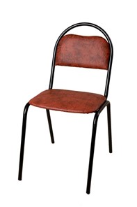Офисный стул Стандарт СРП-033 Эмаль коричневый кожзам в Уфе