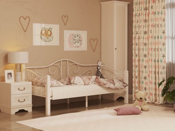 Кровать в детскую Гарда 7, 90х200, белая в Стерлитамаке - изображение