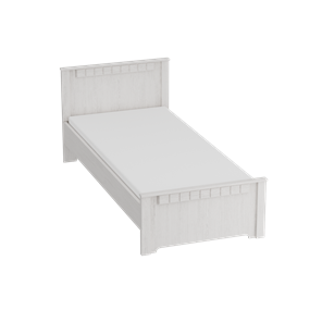 Детская кровать с основанием Прованс 900, Бодега белая / платина премиум в Стерлитамаке