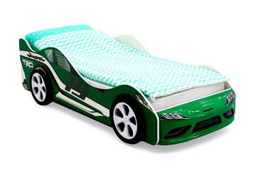 Кровать-машина в детскую Супра зеленая в Уфе