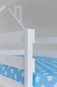 Детская двухъярусная кровать Домик, цвет белый в Стерлитамаке - предосмотр 3