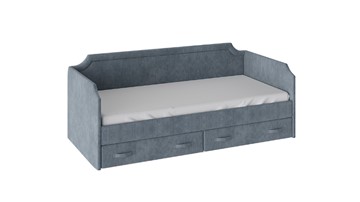 Кровать в детскую Кантри Тип 1, ТД-308.12.02 (Замша синяя) в Стерлитамаке - предосмотр
