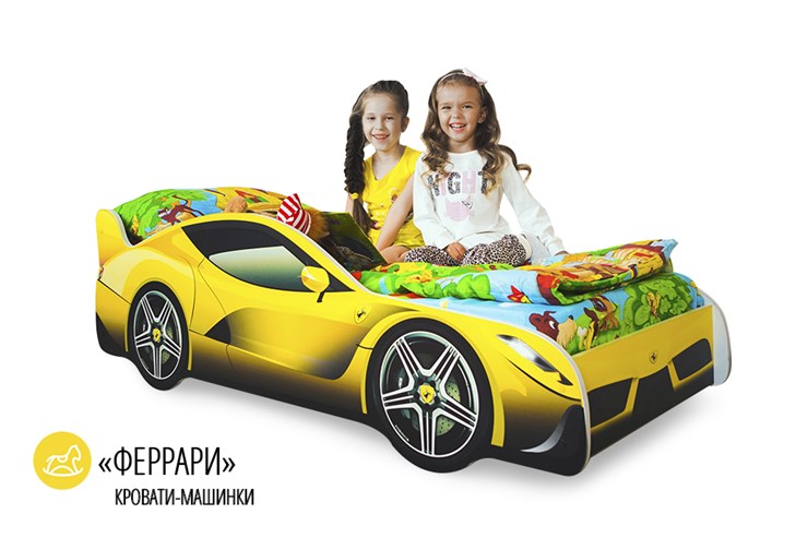 Детская кровать-машина Ferrari в Стерлитамаке - изображение 1