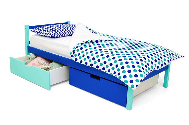 Детская кровать Skogen classic мятно-синия в Стерлитамаке - изображение 4