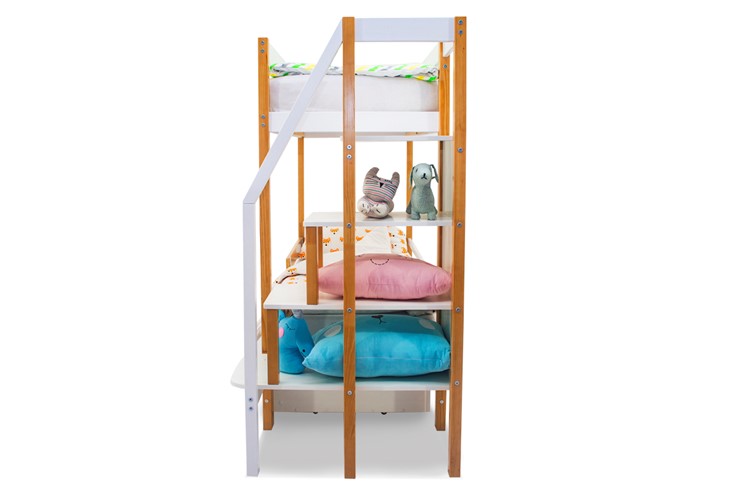 Детская двухъярусная кровать Svogen дерево-белый в Стерлитамаке - изображение 6