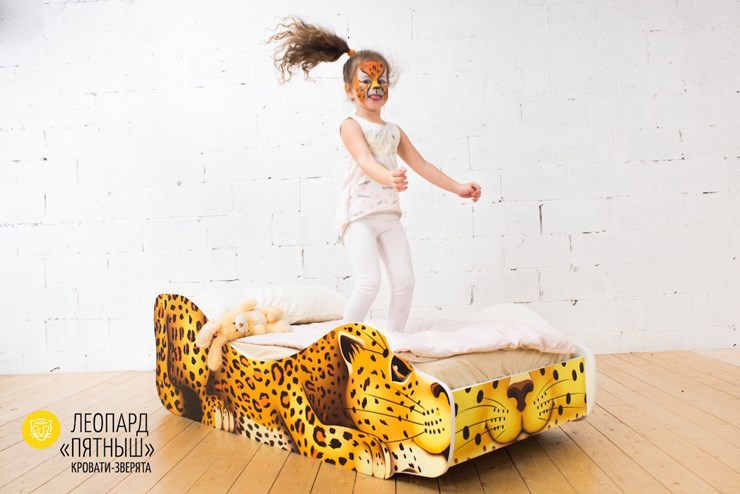 Детская кровать-зверёнок Леопард-Пятныш в Стерлитамаке - изображение 3