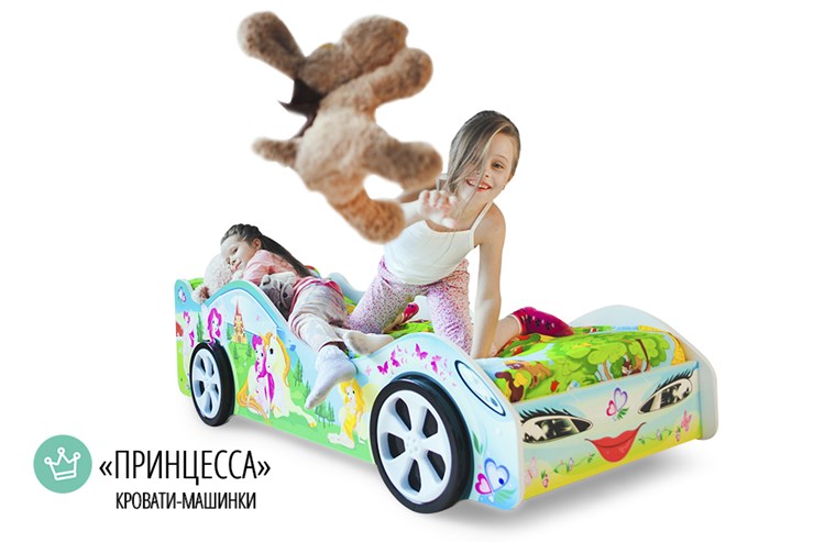 Кровать-машина в детскую Принцесса в Уфе - изображение 3