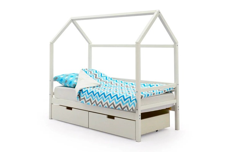 Детская кровать-домик Svogen белый в Стерлитамаке - изображение 3