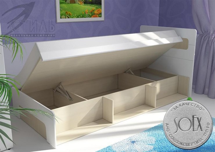 Кровать с подъемным механизмом Палермо-Юниор без вставок в Стерлитамаке - изображение 2