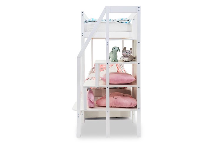 Детская 2-этажная кровать Svogen белый в Стерлитамаке - изображение 7