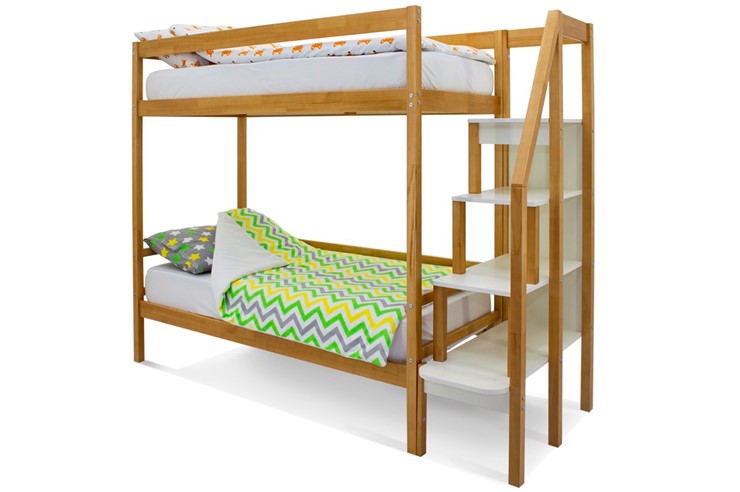 Детская 2-ярусная кровать Svogen дерево в Нефтекамске купить по низкойстоимости за 28880 р - Дом Диванов