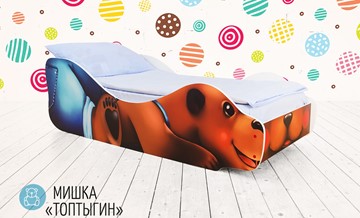Детская кровать-зверёнок Мишка-Топотыгин в Стерлитамаке - предосмотр