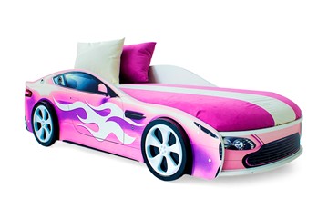 Кровать-машина Бондимобиль розовый в Стерлитамаке - предосмотр
