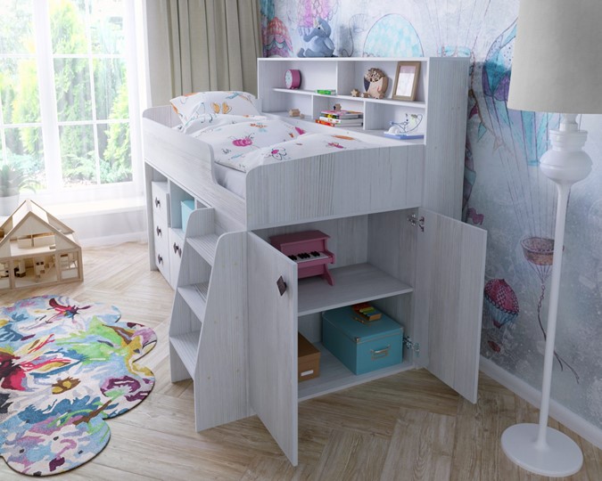 Детская кровать-чердак Малыш-5, цвет Винтерберг в Стерлитамаке - изображение 6