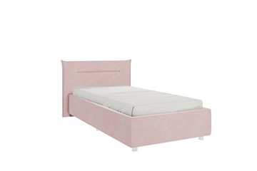 Детская кровать 0.9 Альба, нежно-розовый (велюр) в Стерлитамаке - предосмотр