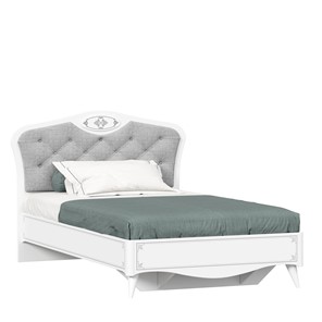 Кровать полутороспальная Элис 1200 (Белый) с основанием ЛД 532.130.000 в Стерлитамаке