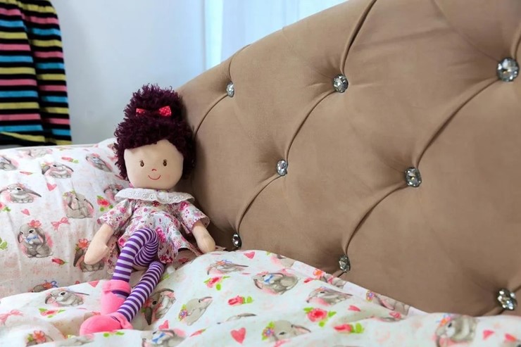 Односпальная детская кровать Эльза без бортика, Бежевый (латы) в Стерлитамаке - изображение 2