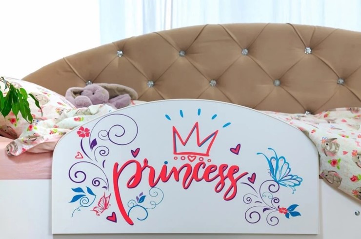 Кровать детская Эльза с бортиком, Розовый (латы) в Стерлитамаке - изображение 3