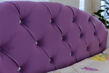 Односпальная детская кровать Эльза с бортиком, Фиолетовый (щиты) в Стерлитамаке - предосмотр 5