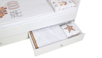 Детская кровать с комодом Фея 1100 Белый в Уфе - предосмотр 10