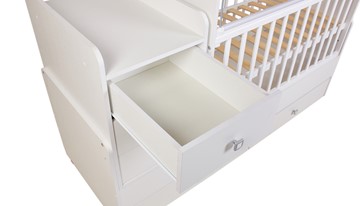 Детская кровать с комодом Фея 1100 Белый в Салавате - предосмотр 6
