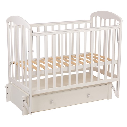 Детская кроватка Фея 328 Белый / Серый в Стерлитамаке - изображение 2