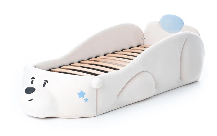 Детская кровать Мишка Pasha, белый в Стерлитамаке - изображение 1