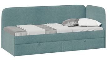 Кровать детская Молли тип 1 (80), Микровелюр Scandi Indigo 11 в Стерлитамаке