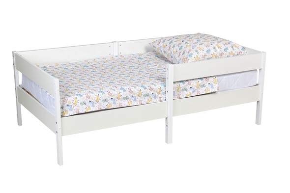 Кровать в детскую Polini kids Simple 3435, белый, серия 3400 в Стерлитамаке - изображение